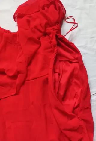 Vestito lungo rosso