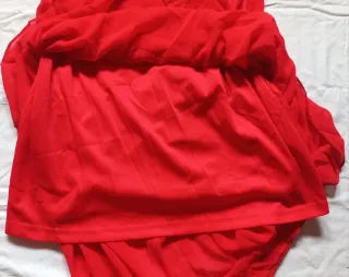 Vestito lungo rosso