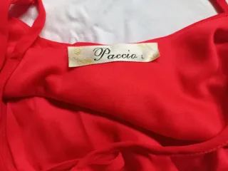 Vestito lungo rosso