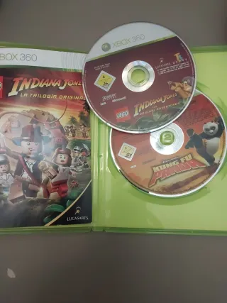 Xbox 360 Lego Indiana Jones y Kung Fu Panda