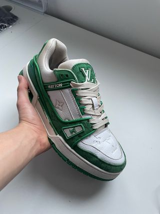 Zapatillas Louis Vuitton Verdes y Blancas