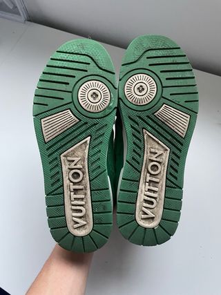 Zapatillas Louis Vuitton Verdes y Blancas