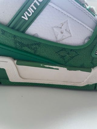 Zapatillas Louis Vuitton Verdes y Blancas