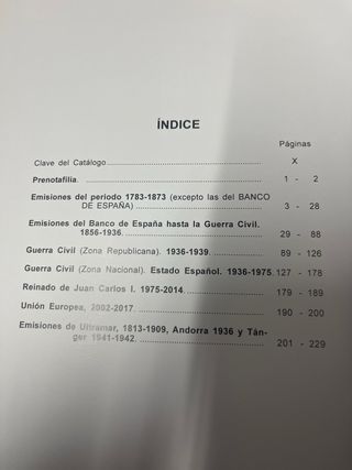 Catálogo Edifil Billetes España