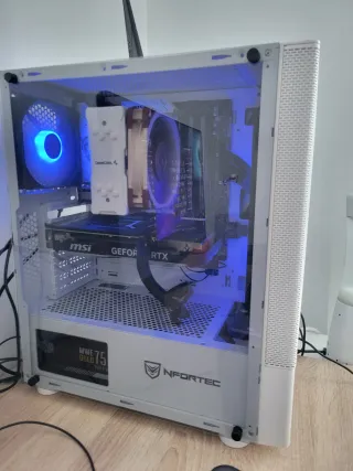 Caja Gaming Nfortec Blanca