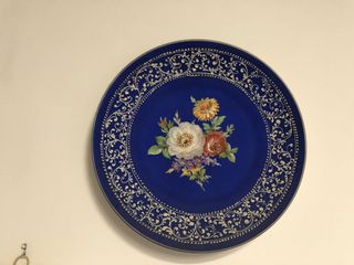 Piatti decorativi da parete blu