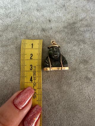 Colgante Buda Jade y Oro 18kt 750