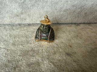 Colgante Buda Jade y Oro 18kt 750