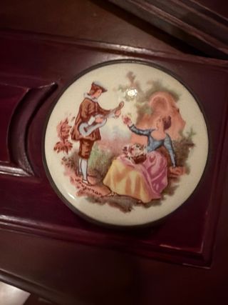 Perchas madera cerámica clásica