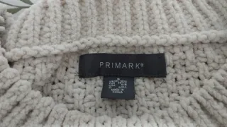 Jersey de ochos beige talla única