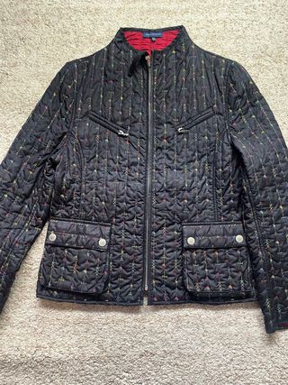 Chaqueta Adolfo Dominguez Negra Multicolor Talla M