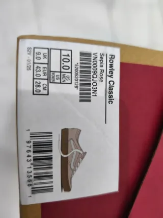 Zapatillas Vans Rowley Classic Talla 43/44