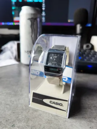 RELOJ CASIO VINTAGE ANALÓGICO DIGITAL