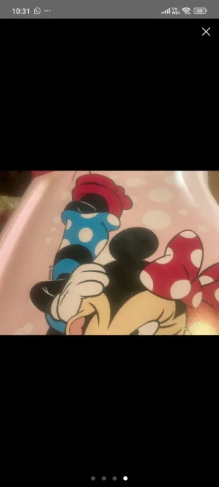 Maleta Infantil Ruedas Minnie Samsonite Rosa