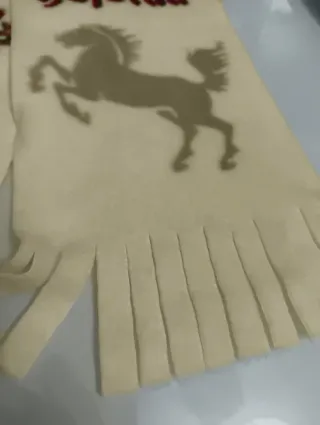 Sciarpa uomo calda con cavalli