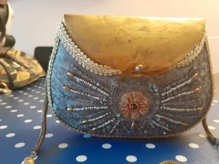 Bolso de fiesta nuevo con pedrería