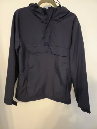 Chubasquero azul marino talla M