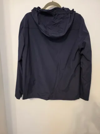 Chubasquero azul marino talla M