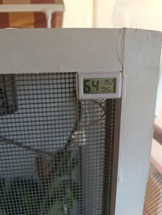 Terrario Malla Camaleón blanca