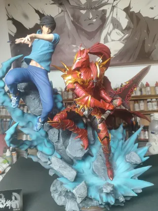 Figura Resina Igris vs Jinwoo Solo Leveling