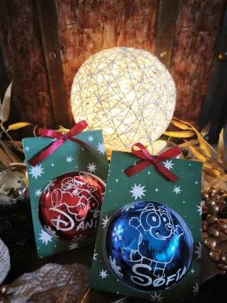 Bolas de Navidad Personalizadas Stitch