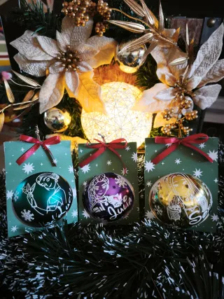Bolas de Navidad Personalizadas Stitch