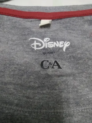 Pijama Disney Mickey Mouse Gris y Rojo