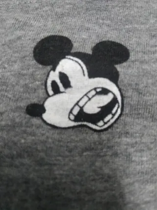 Pijama Disney Mickey Mouse Gris y Rojo