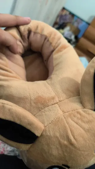 Zapatillas de estar por casa beige y marrón