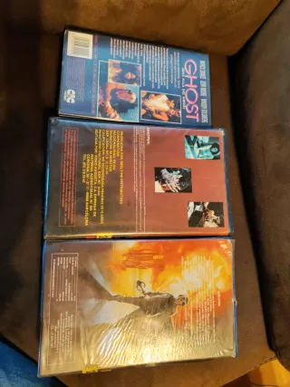 Películas VHS: GHOST ,El Oráculo, Ángel de la veng