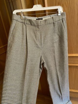 Pantalón Massimo Dutti Lana Talla 38