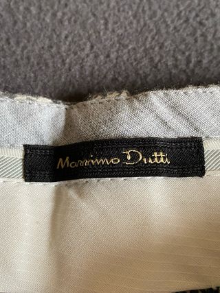 Pantalón Massimo Dutti Lana Talla 38