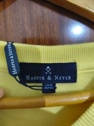 Sudadera Harper & Neyer Amarilla Talla XXL