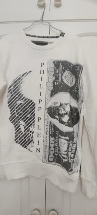 Sudadera Philipp Plein Blanca y Negra