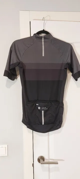 Maillot Ciclismo Van Rysel Gris Talla S