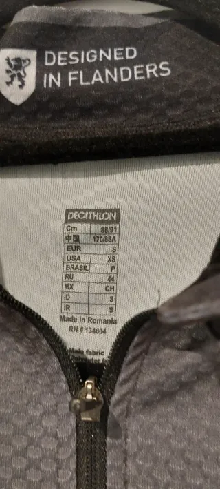 Maillot Ciclismo Van Rysel Gris Talla S