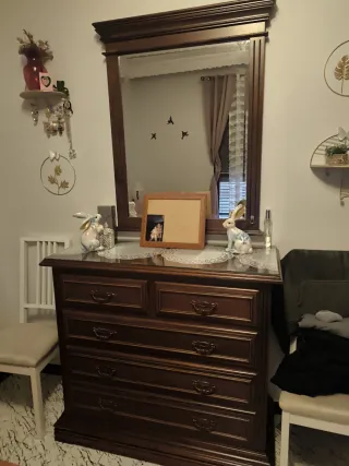 Habitación Matrimonio Madera maciza urge venta!