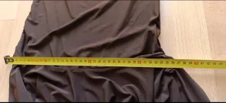 Vestido marrón asimétrico M