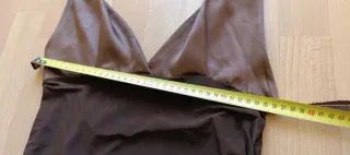 Vestido marrón asimétrico M