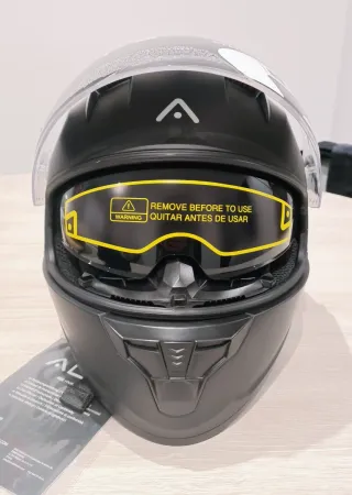 Casco Integral Moto STELVIO Negro
