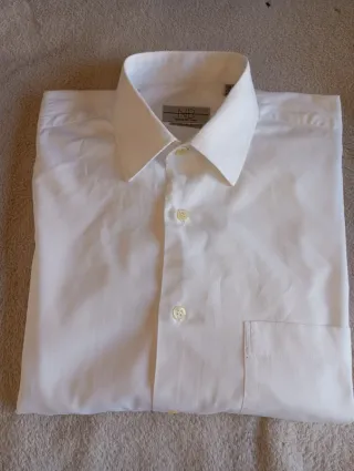 Camisa de vestir NB blanca