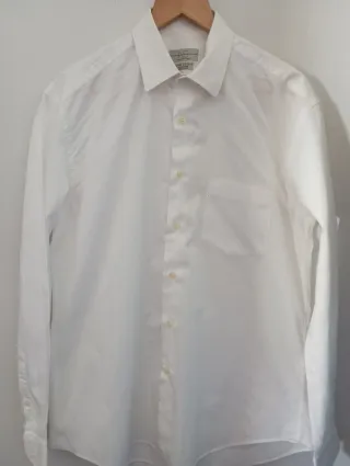 Camisa de vestir NB blanca