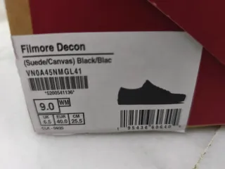 Zapatillas Vans Negras Talla 40