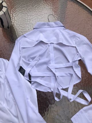 Dos camisas Massimo Dutti blancas la corta no !!