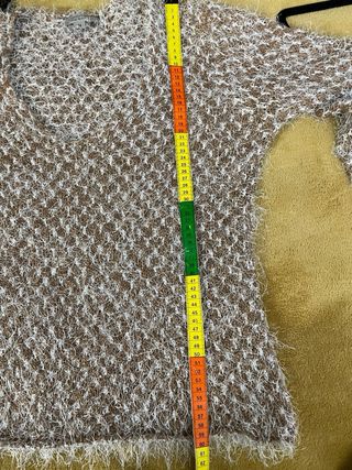 Jersey Comma beige peludo