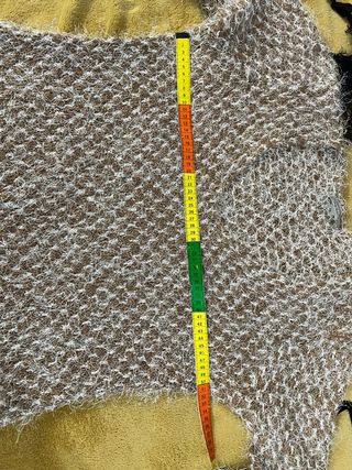 Jersey Comma beige peludo