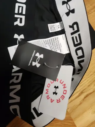 Mallas largas Under Armour negras Xlchica-Xsmujer