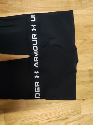 Mallas largas Under Armour negras Xlchica-Xsmujer
