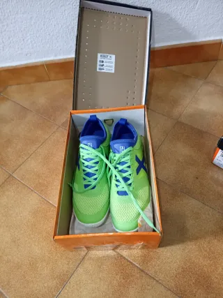 Zapatillas Munich Talla 39 Verde y Azul