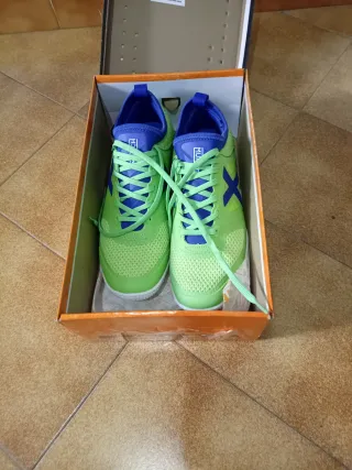 Zapatillas Munich Talla 39 Verde y Azul